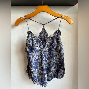 FP Movement Intimately Cami Floral Lace Tank Top Size S